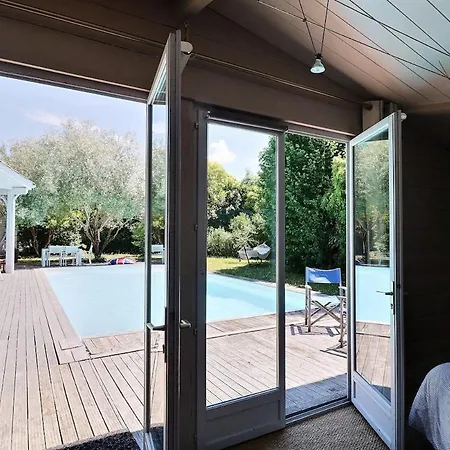 Havre De Paix - Grande Maison En Bois & Piscine Semesterbostad Mérignac
